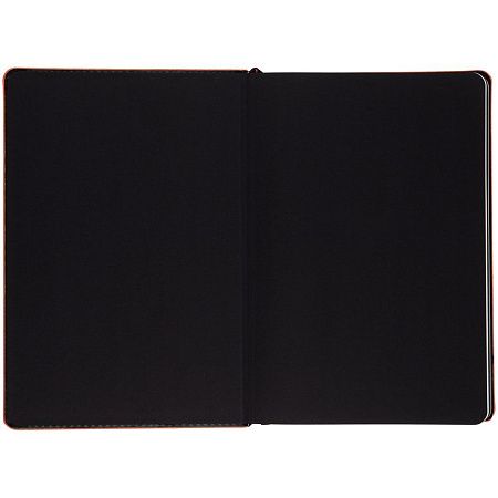 Ежедневник Alanis, недатированный, черный с красным