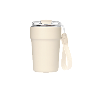 Термокружка вакуумная Монако (Monaco), бежевый