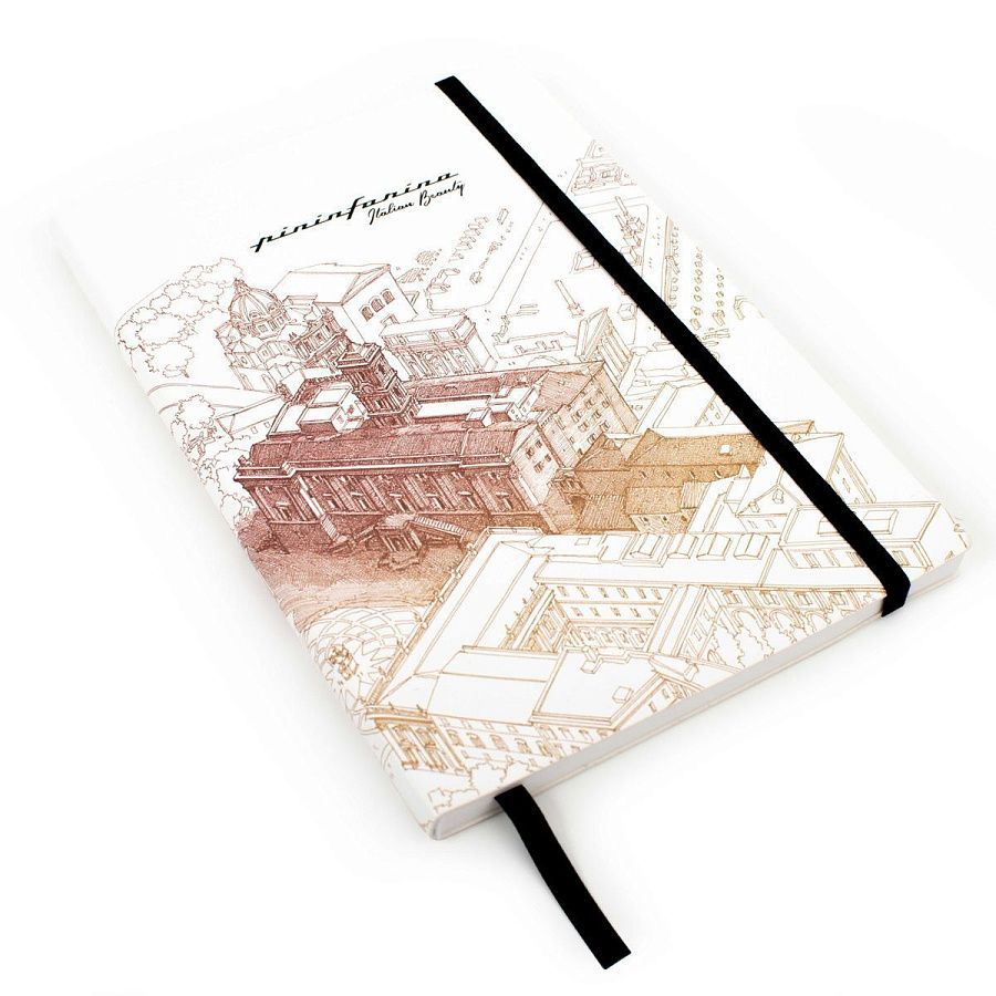 Блокнот линованный Pininfarina ITALIAN BEAUTY ROMA из каменной бумаги, А5