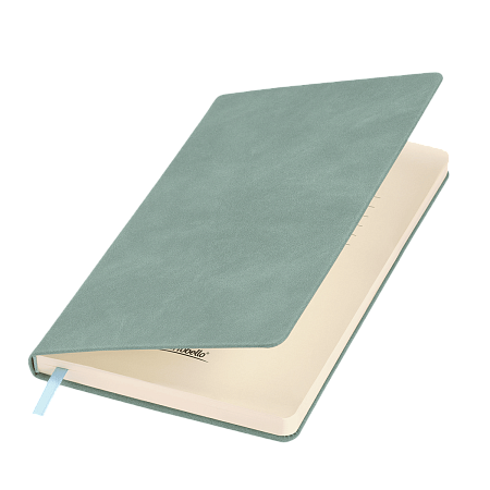 Ежедневник Stella недатированный с магнитом на обложке, бирюзовый