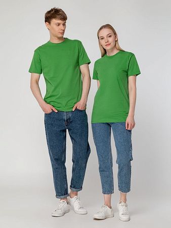 Футболка унисекс T-Bolka 160, ярко-зеленая, размер S