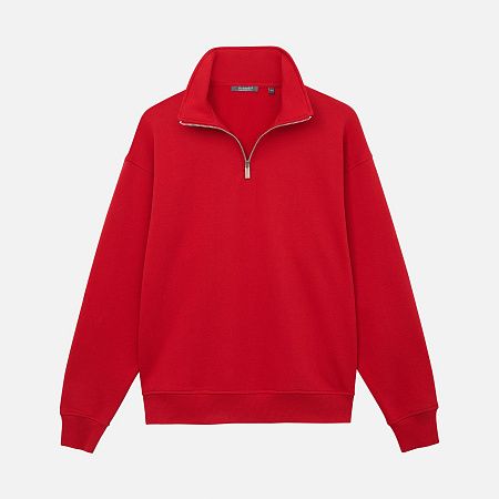 Толстовка на молнии унисекс FLOW, красная