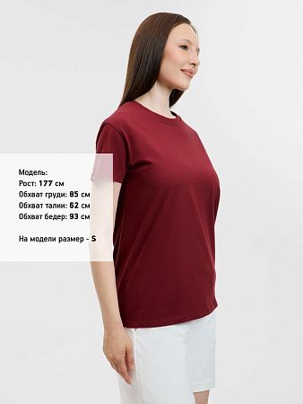 Футболка Imperial 190, гранатово-красная, размер S
