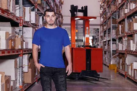 Футболка унисекс T-Bolka 180, бирюзовая, размер 3XL v2