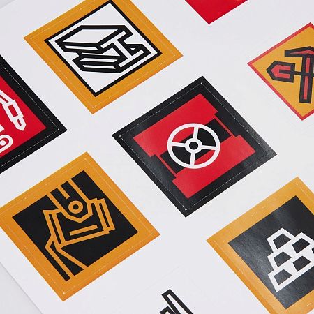 Стикерпак бумажный Industry, металлургия