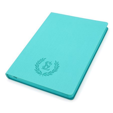 Ежедневник A5 недатированный Gabby в мягком переплёте, бирюзовый