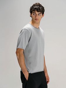 Футболка оверсайз унисекс Vozduh, молочно-белая под нанесение