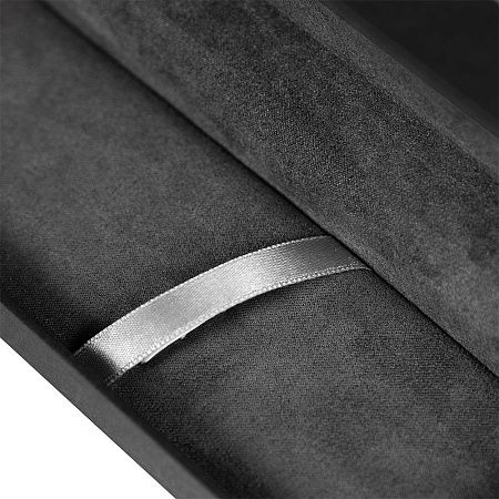 Футляр для одной или двух ручек Pencase Сagliari Duo, бумажный, черный