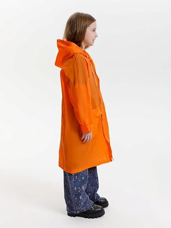 Дождевик детский RainDrop Kids, оранжевый, размер 8 лет (118-128 см)