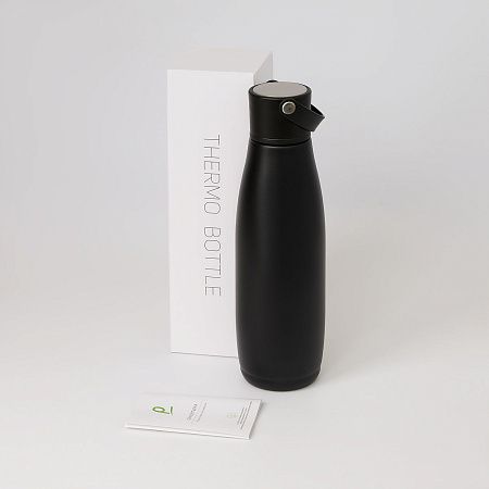 Термобутылка вакуумная герметичная Bosca, черная