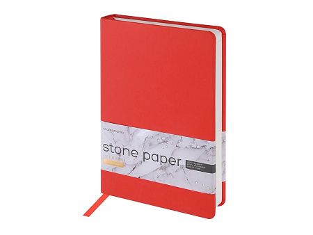 Ежедневник с каменной бумагой недатированный А5 «Carrara»