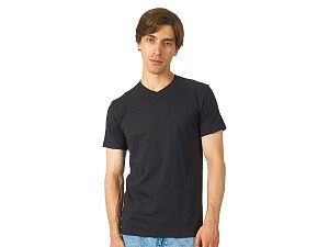 Футболка "Heavy Super Club" мужская с V-образным вырезом под нанесение