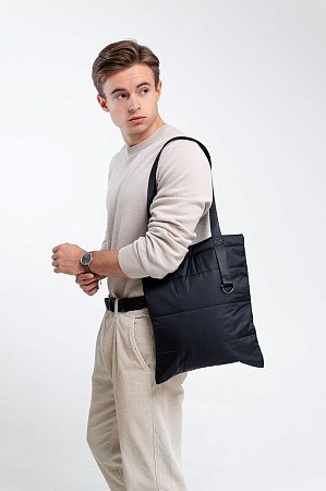 Шоппер Superbag Bubble, стёганый, с магнитной кнопкой