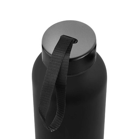 Бутылка для воды VERONA PET SOFT 550мл Черная полностью 6262.88