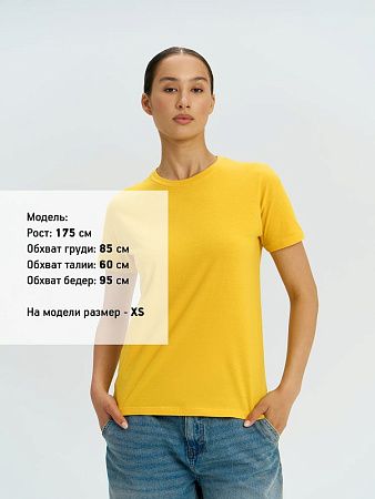 Футболка унисекс Regent 150, желтая, размер XL