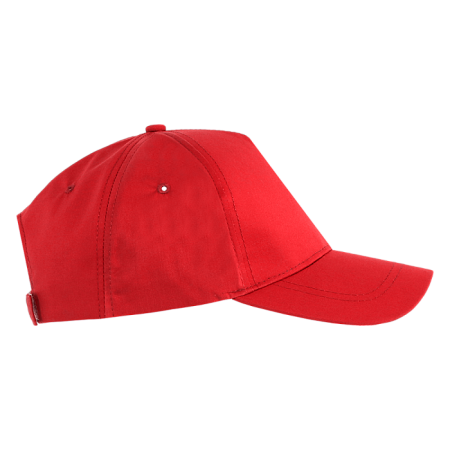 Бейсболка STAN 5 клиньев хлопок 150, 13, Красный,  (14)  (56-58/ONE SIZE)