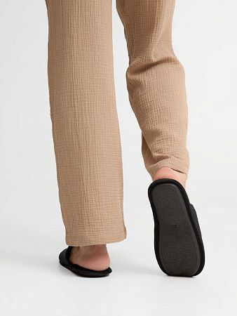 Тапочки домашние Norridge, черные, размер 37-39