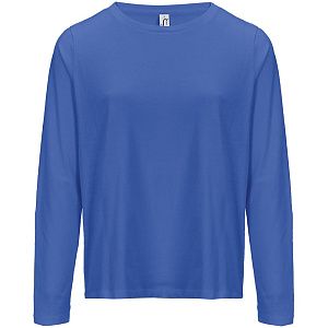 Футболка с длинным рукавом женская Monarch Women, ярко-синяя, размер 3XL