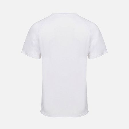 Футболка спортивная унисекс Vortex, белая, размер XS