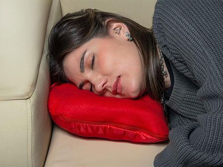 Плед - подушка для путешествий «Flight» в чехле с ручкой и карманом