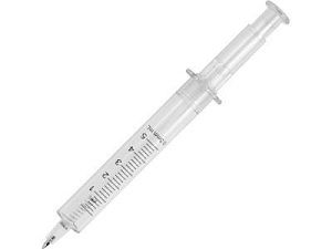 Ручка шариковая «Шприц», цвет: прозрачный