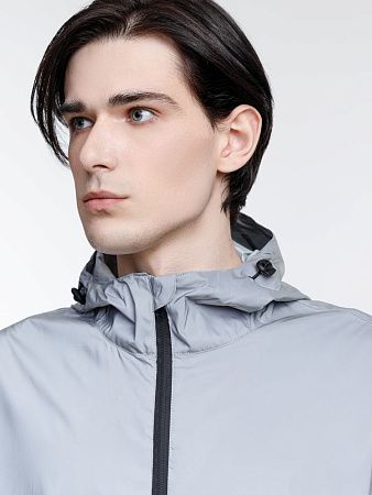 Парка Manifest из светоотражающей ткани, серая, размер XL/2XL