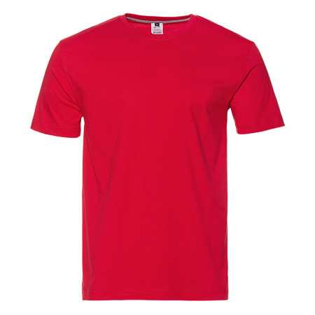 Футболка унисекс без бокового шва STAN хлопок 160, 02, Красный,  (14)  (58/4XL)