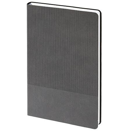 Ежедневник Knit, недатированный, темно-серый