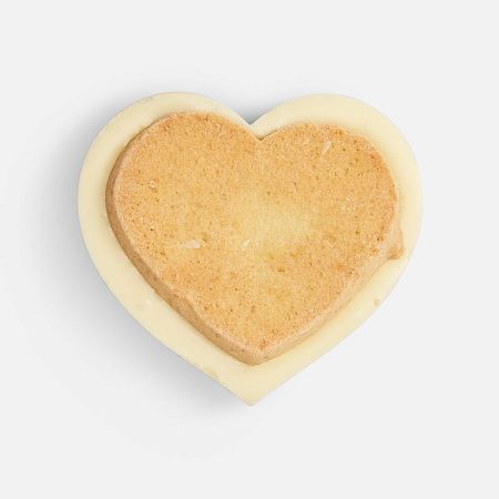 Печенье Dream White в белом шоколаде, сердце