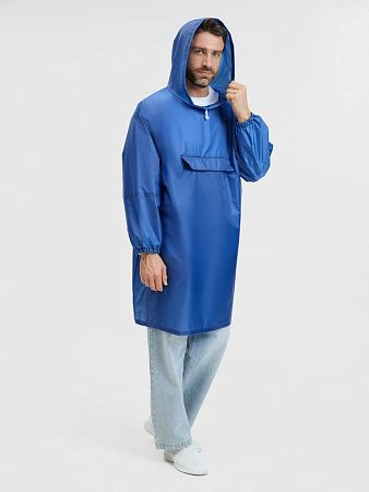 Дождевик-анорак Alatau, ярко-синий, единый размер