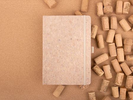 Блокнот Cork County, белый