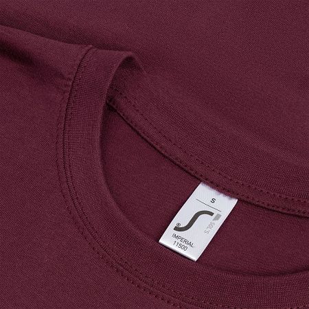 Футболка Imperial 190, бордовая, размер L