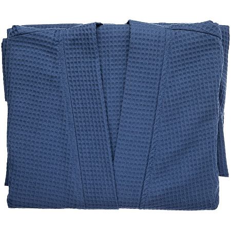 Халат вафельный Kimono, темно-синий, размер XL/2XL