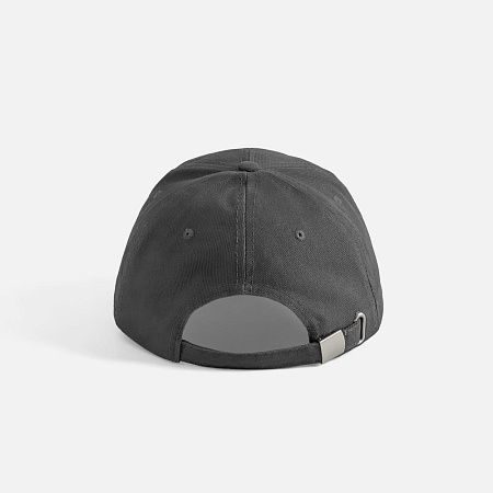 Бейсболка Buffalo, серая с оранжевым