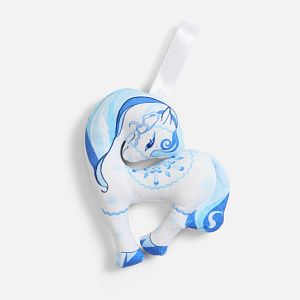 Мягкая игрушка — подвеска «Снежка»