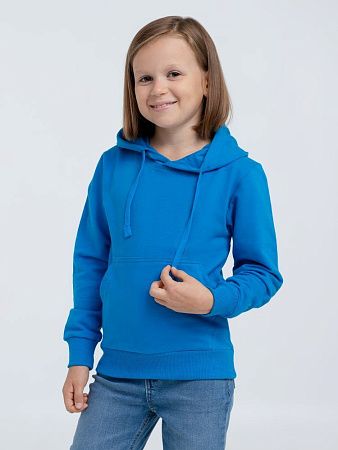 Худи детское Kirenga Kids 2.0, бирюзовое, размер 8 лет (118-128 см)