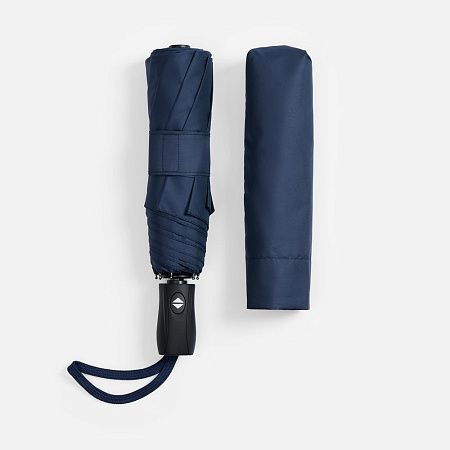 Зонт складной Brellix, темно-синий