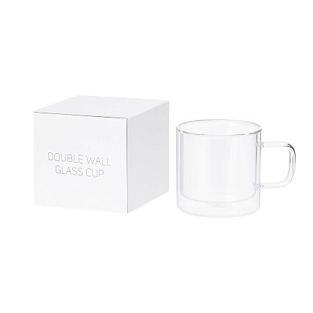 Кружка стеклянная с двойными стенками Luna