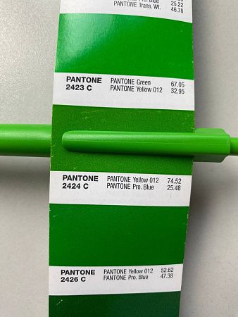 Ручка шариковая Jane, пластиковая, зеленая