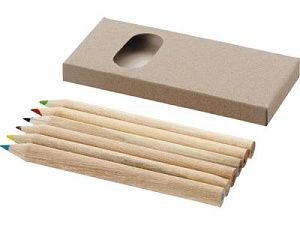 Набор карандашей для раскрашивания «Artemaa» с 6 предметами, цвет: натуральный