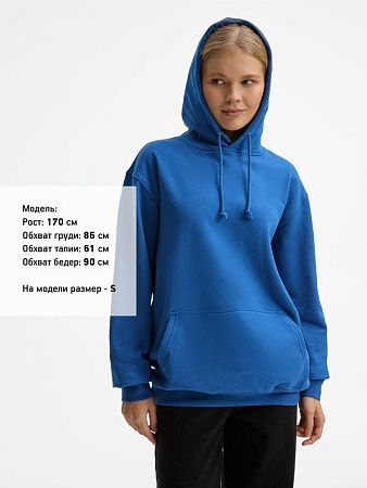 Худи унисекс Condor, ярко-синее, размер L