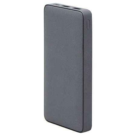 Внешний аккумулятор (powerbank) «WeCharge Velvet», 10 000 mAH, 5V -2A , c цифровым дисплеем для контроля заряда, серый