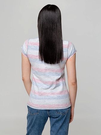 Футболка женская Rayet Lady двусторонняя, красная с синим, размер S