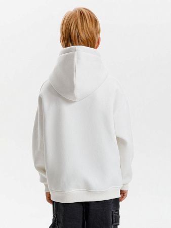 Худи детское оверсайз Junipero, молочное (белое), размер 12 лет (142-152 см)