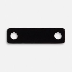 Шильдик металлический Alfa Liten, черный