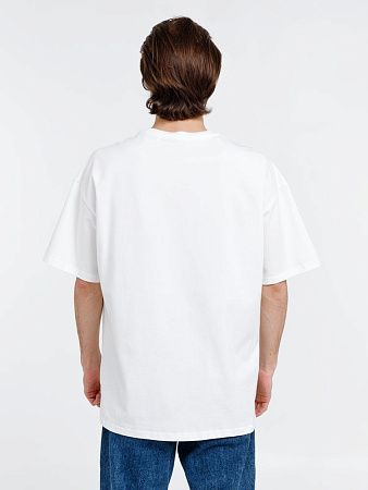Футболка оверсайз унисекс Big Haul, молочно-белая, размер S