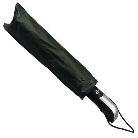 Зонт складной автоматический  Forest BERGEN, диаметр 116 см, 10 панелей, с UV защитой в подарочной коробке зеленый