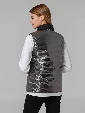 Жилет двусторонний Climb, черный, размер XS