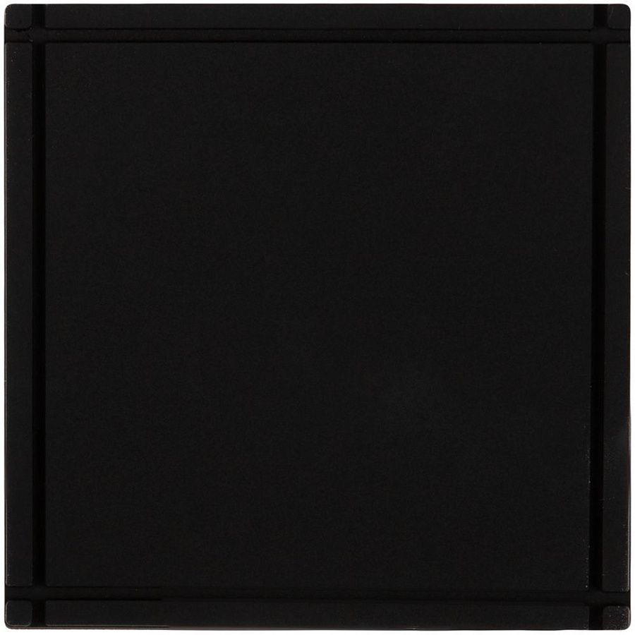 Лейбл из ПВХ Dzeta, L, черный