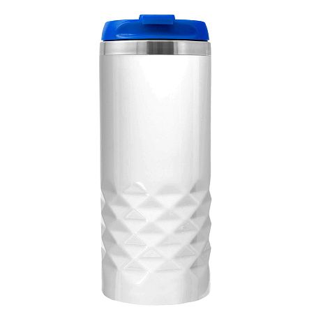 Термокружка NEXT WHITE 350мл. Белая с синей крышкой 6042.01